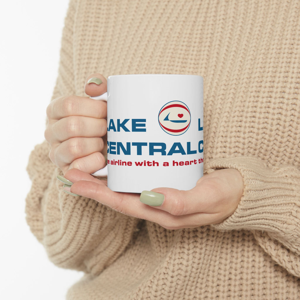 Lake Central Airlines Ceramic Coffee Mug