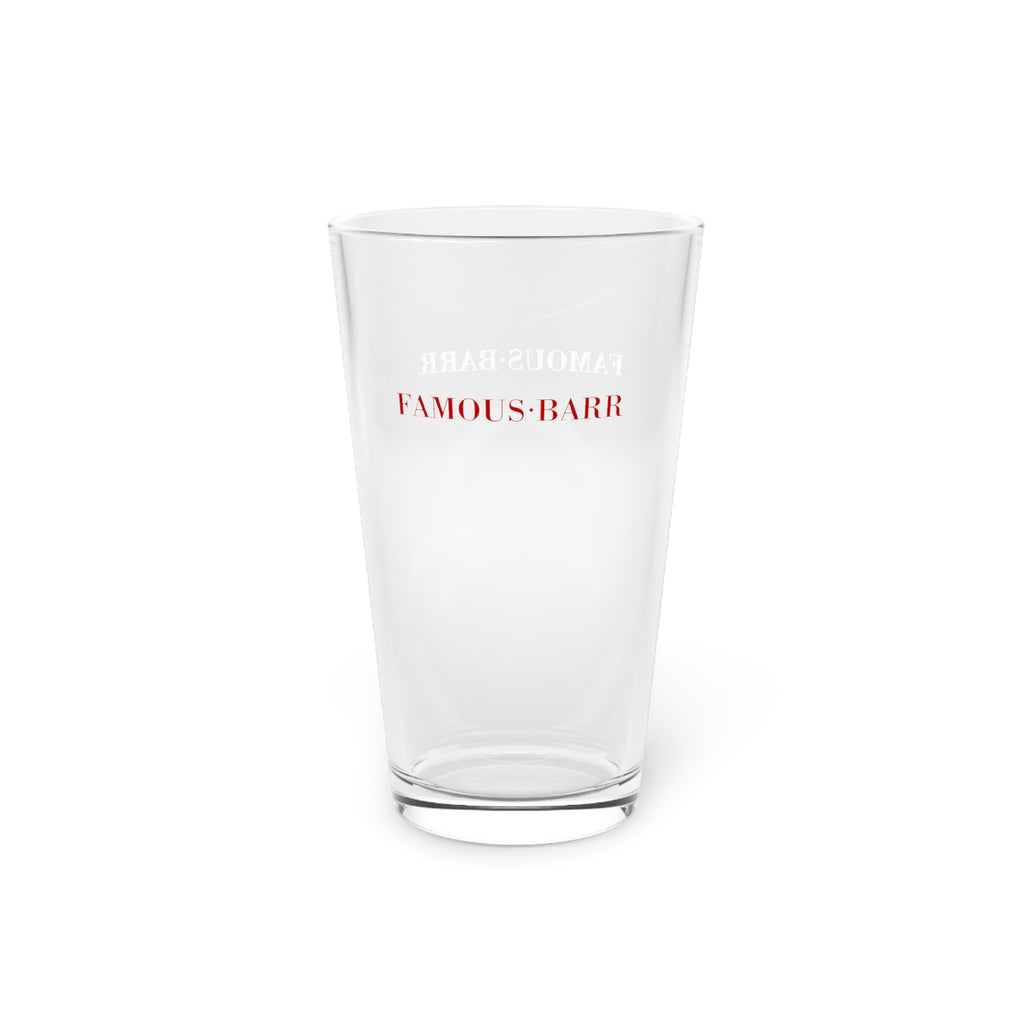 Famous-Barr 16oz Pint Glass