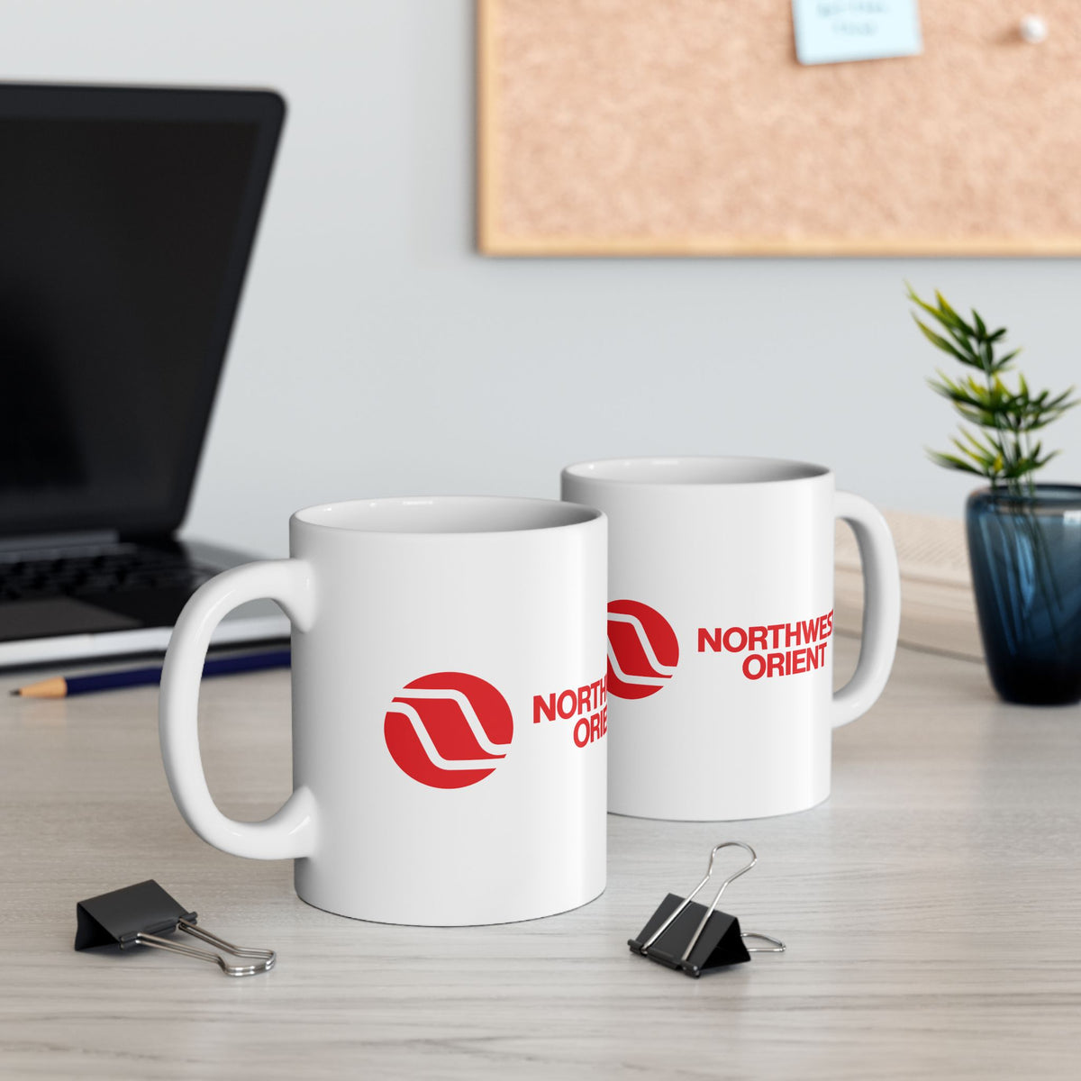 Northwest Orient Airlines Ceramic Coffee Mug