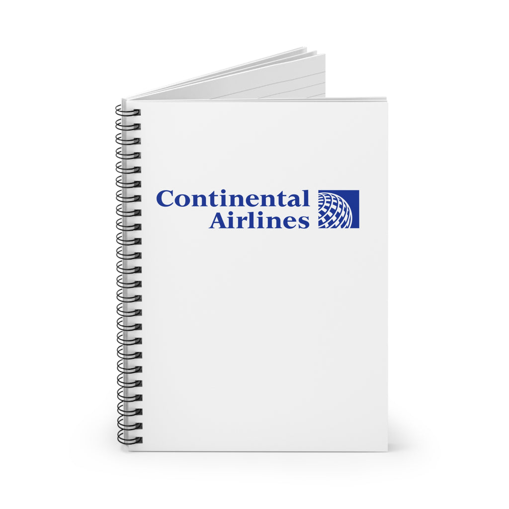 Continental Airlines Spiral Notebook