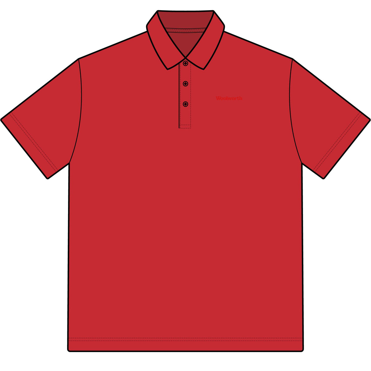 F. W. Woolworth Company Cotton Polo Shirt