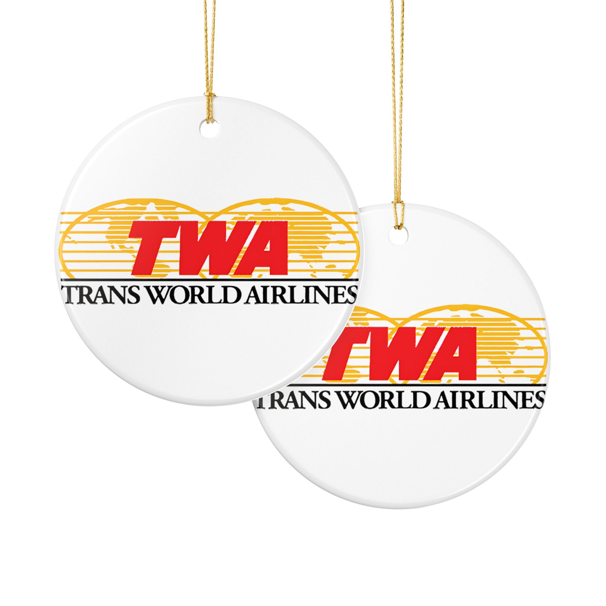 Trans World Airlines (TWA) Ceramic Ornament