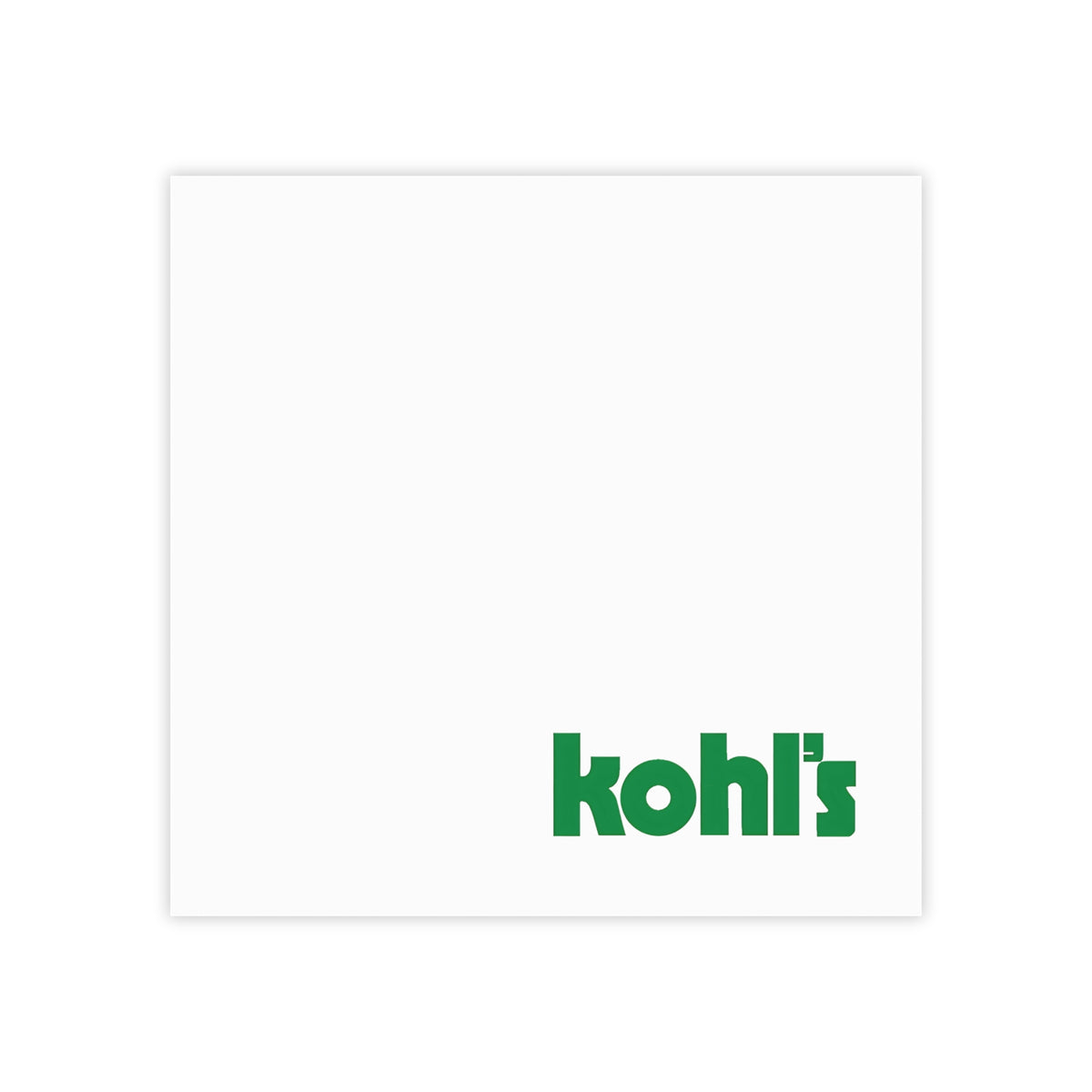 Kohl's Food Stores Sticky Post-it Note Pad