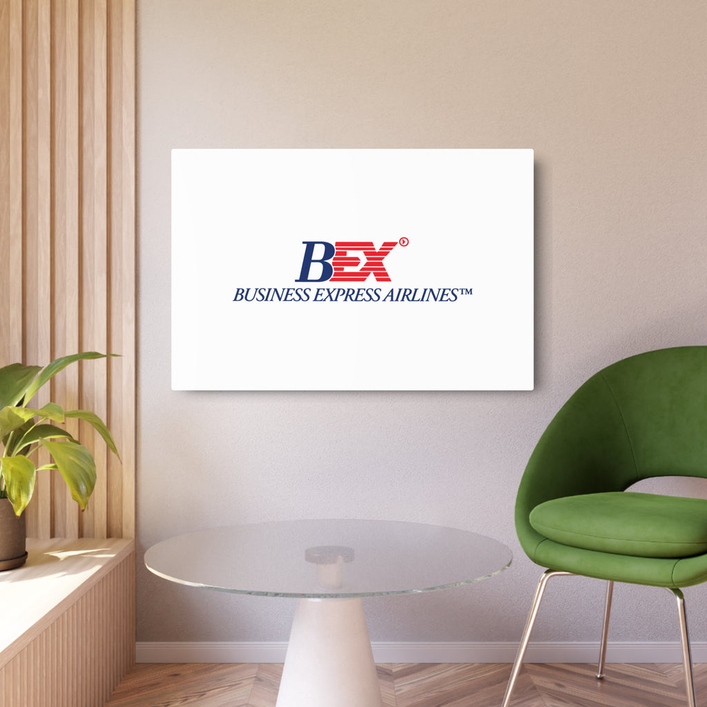 Business Express Airlines Metal Sign