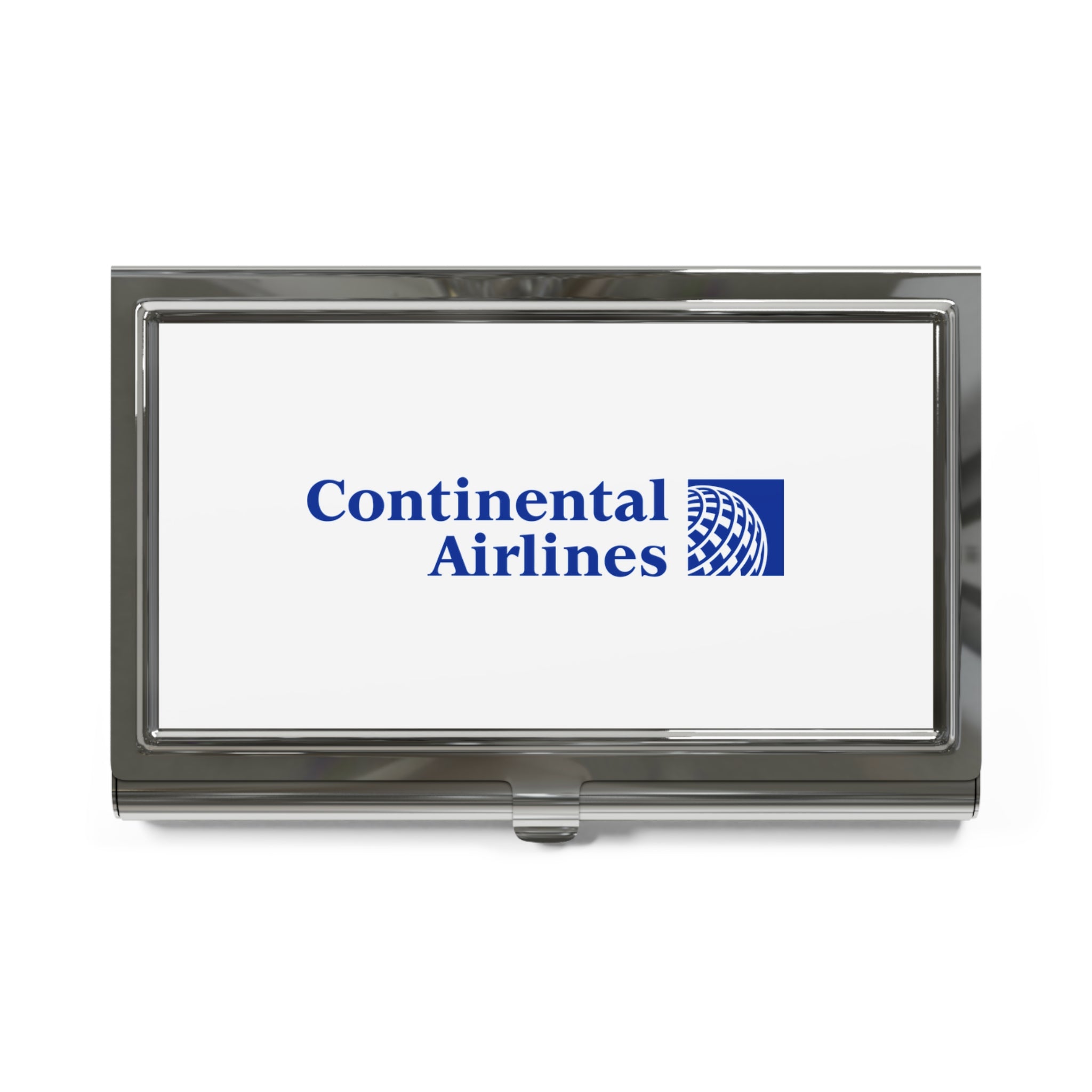 Continental Airlines Metal Business Card Holder