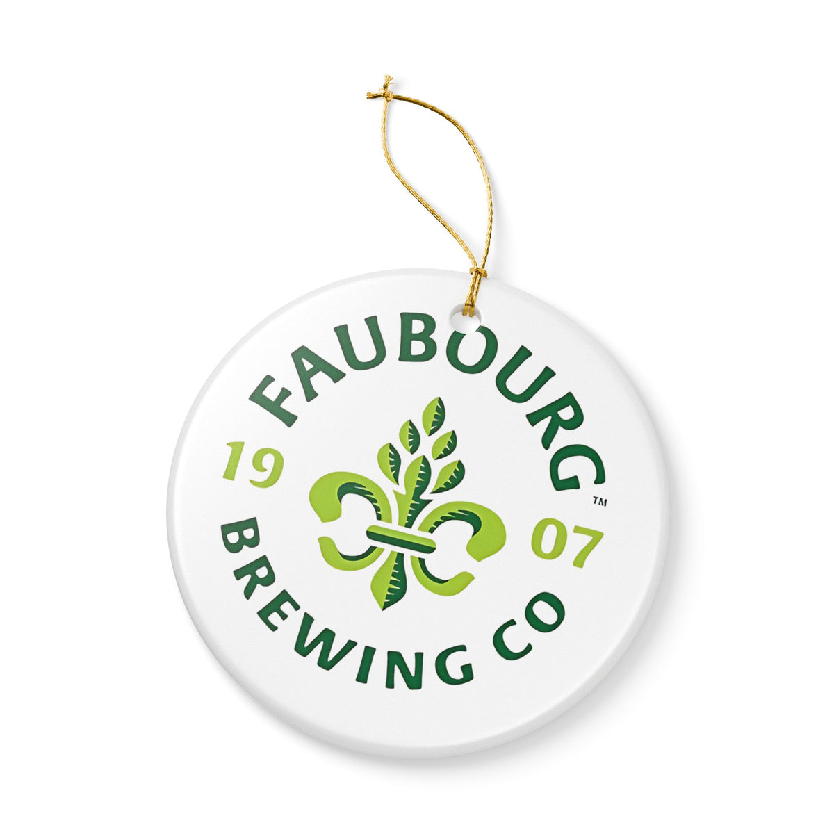 Faubourg Brewing Ceramic Ornament