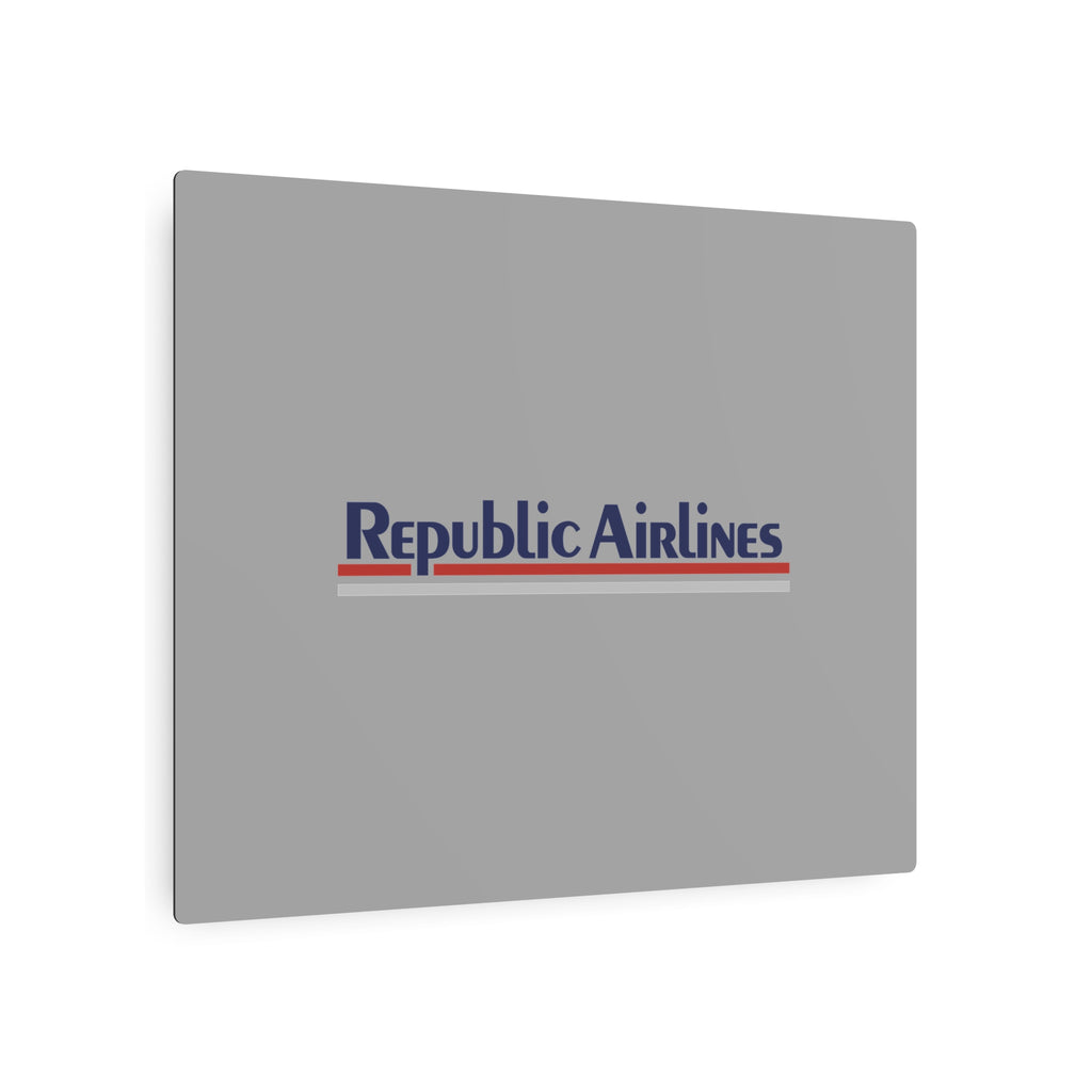 Republic Airlines Metal Sign