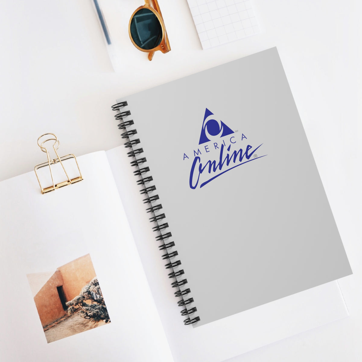 America Online (AOL) Spiral Notebook