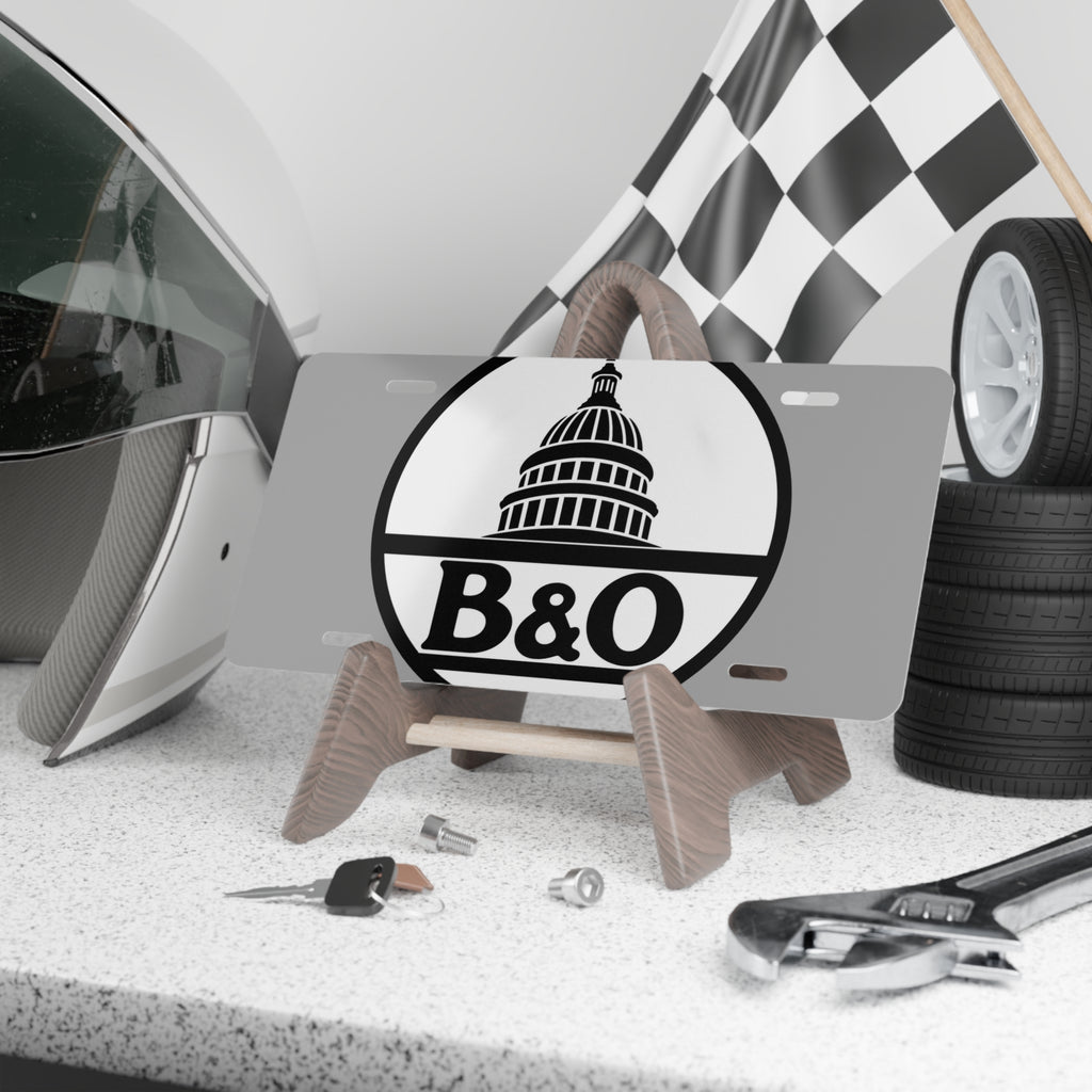 Baltimore and Ohio Railroad Vanity License Plate