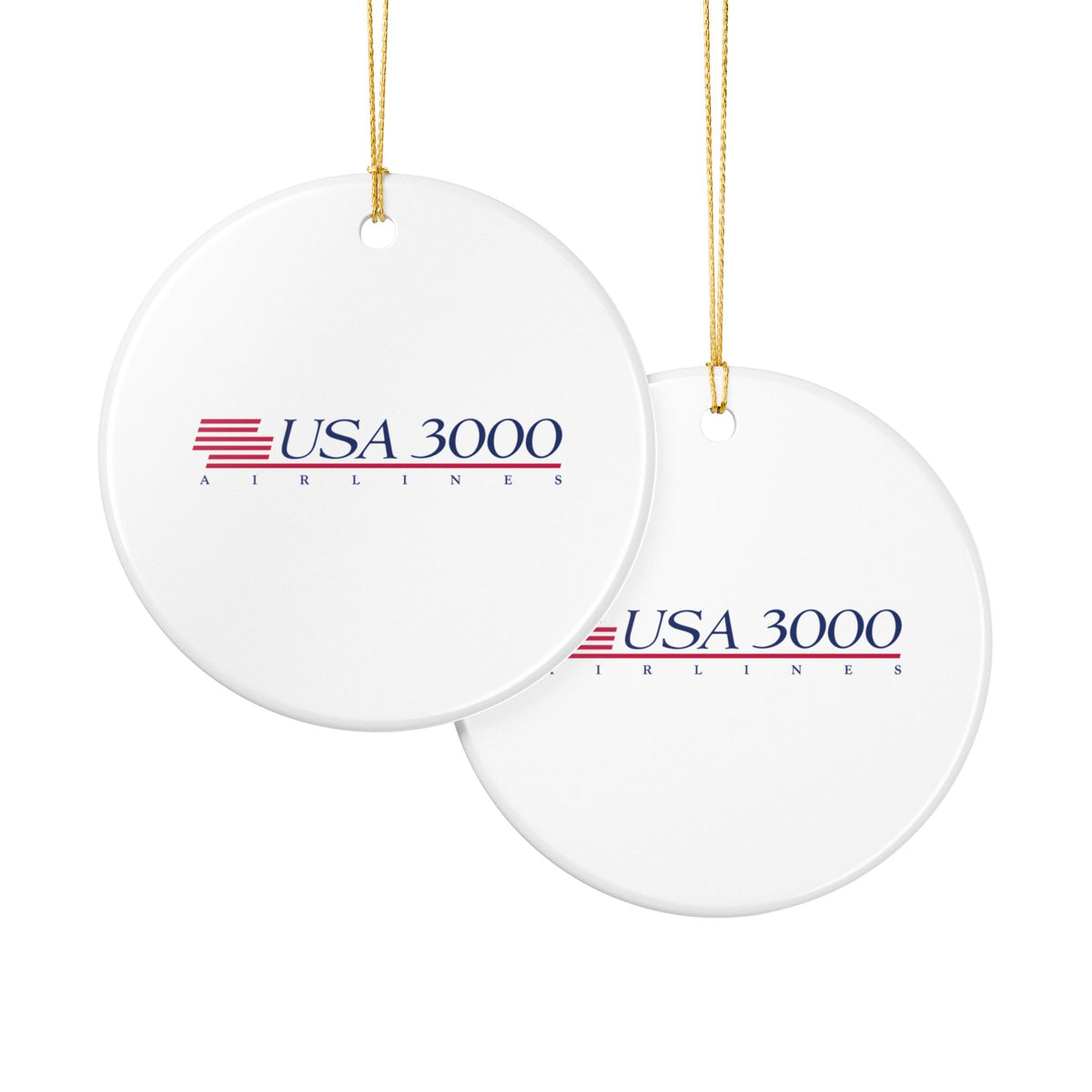 USA3000 Airlines Ceramic Ornament