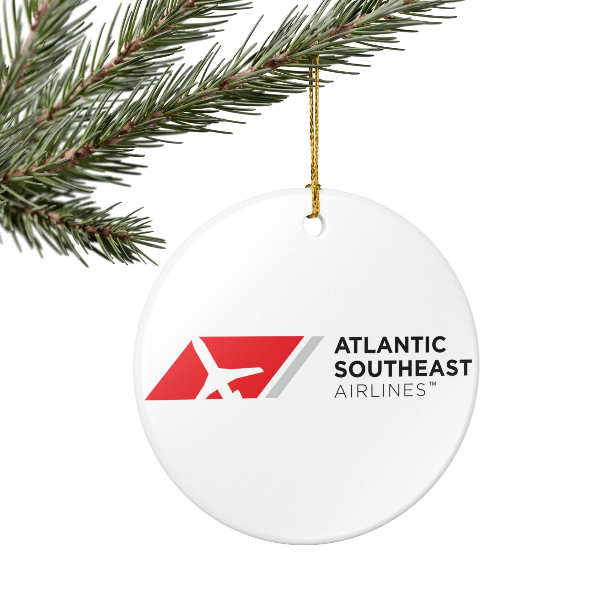 Atlantic Southeast Airlines Ceramic Ornament