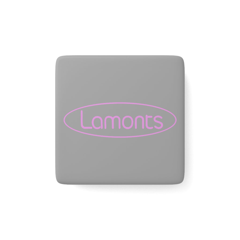 Lamonts Square Porcelain Fridge Magnet