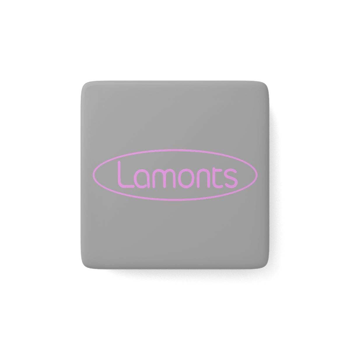 Lamonts Square Porcelain Fridge Magnet