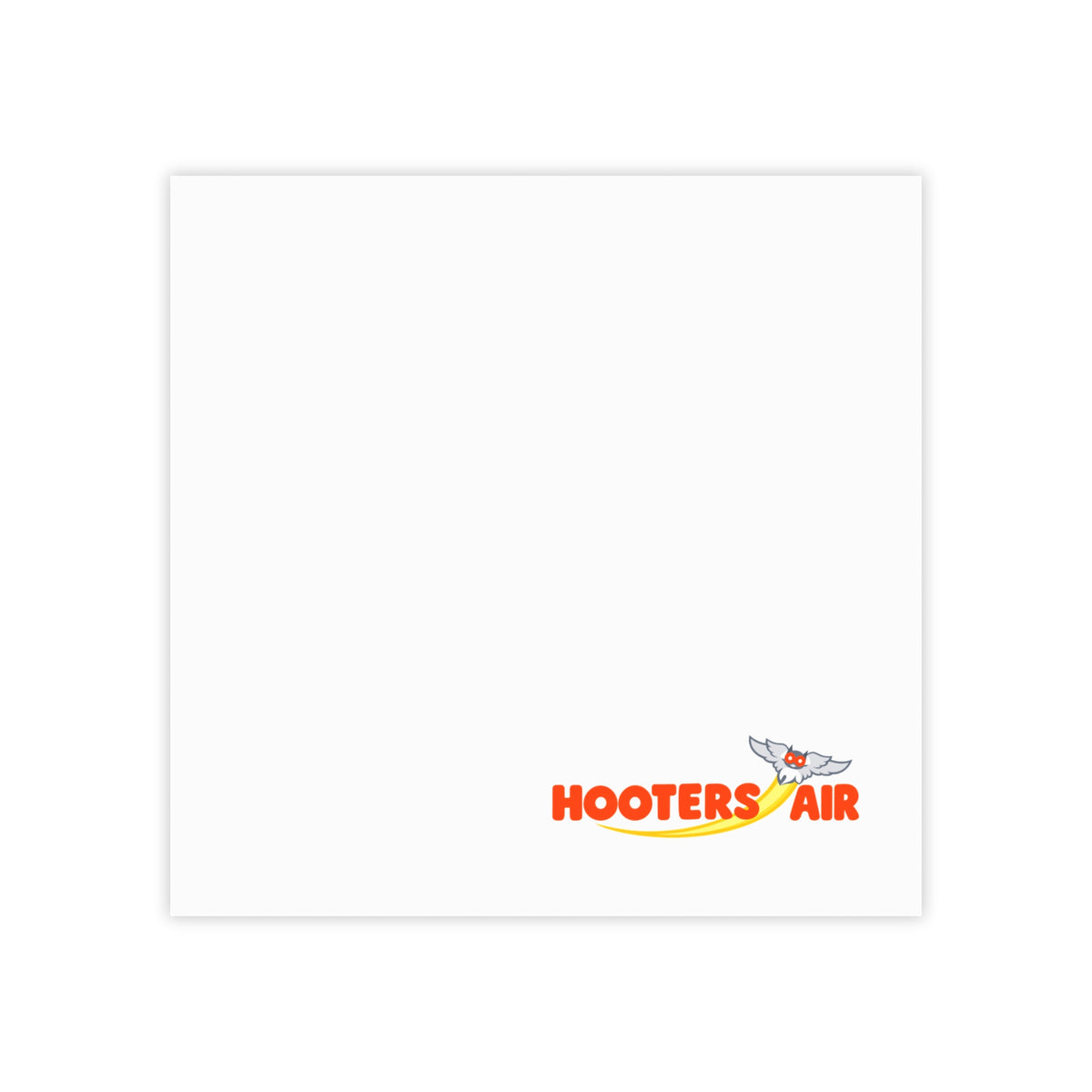 Hooters Air Sticky Post-it Note Pad