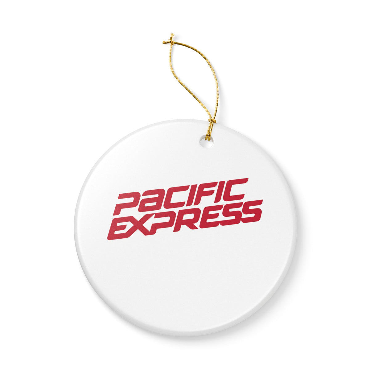 Pacific Express Ceramic Ornament