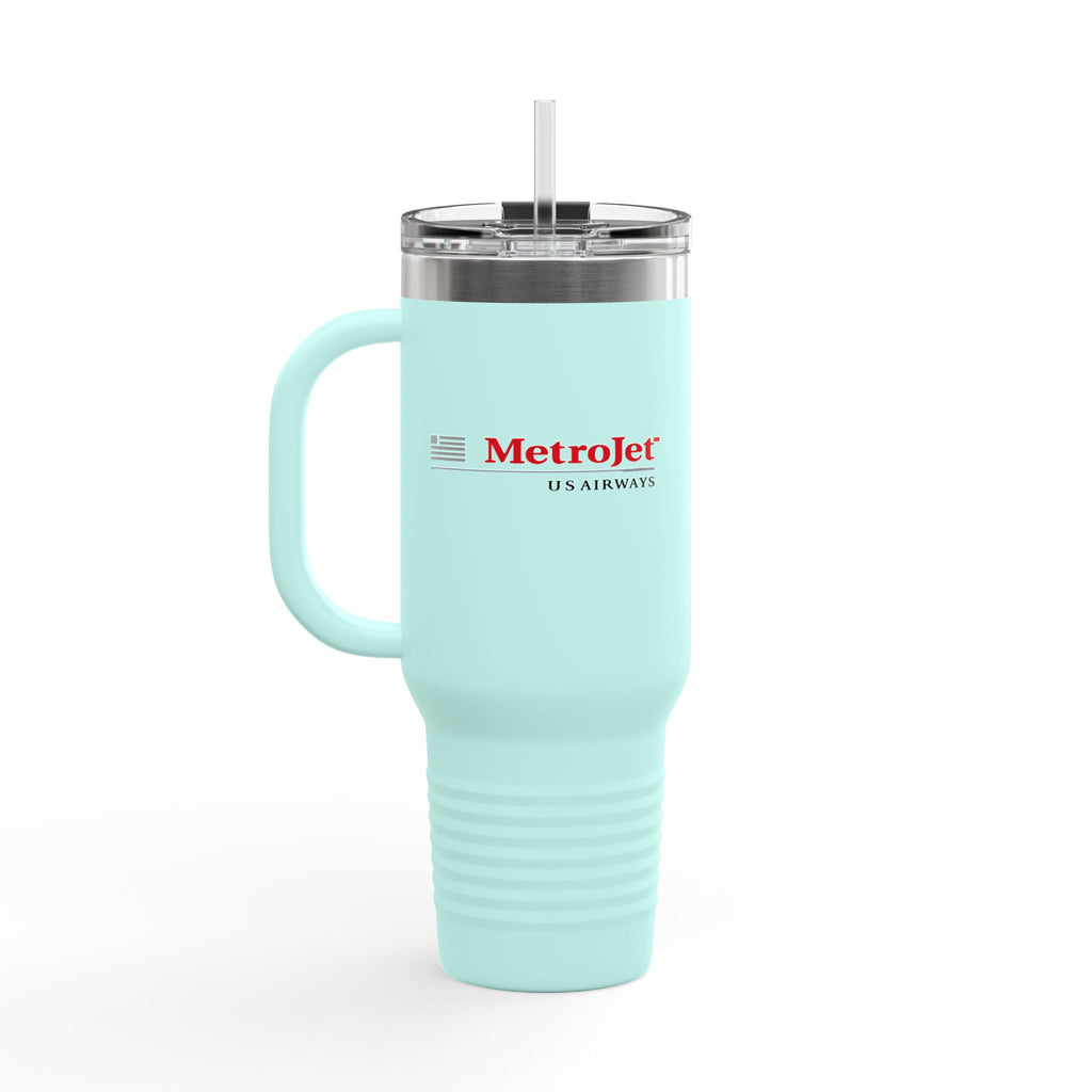 MetroJet 40oz Insulated Travel Mug Stainless Tumbler