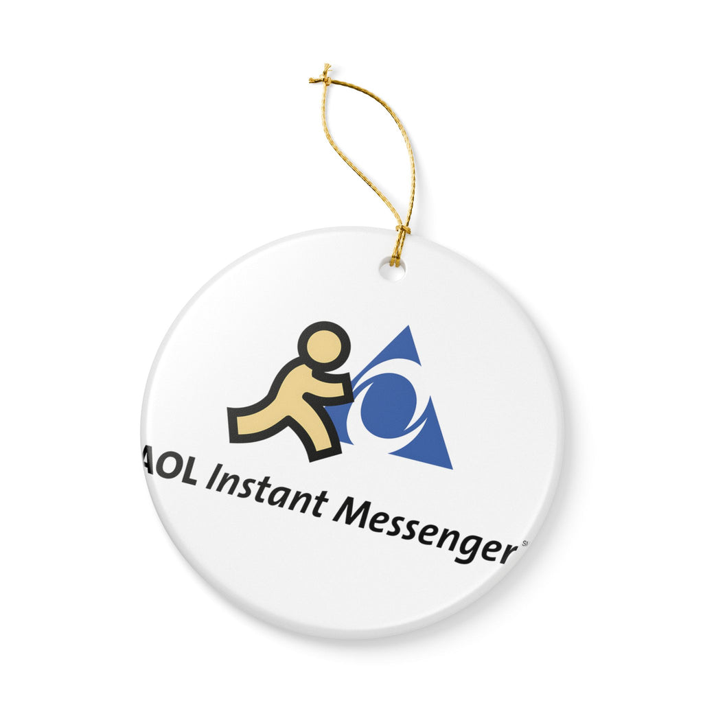 AOL Instant Messenger (AIM) Ceramic Ornament