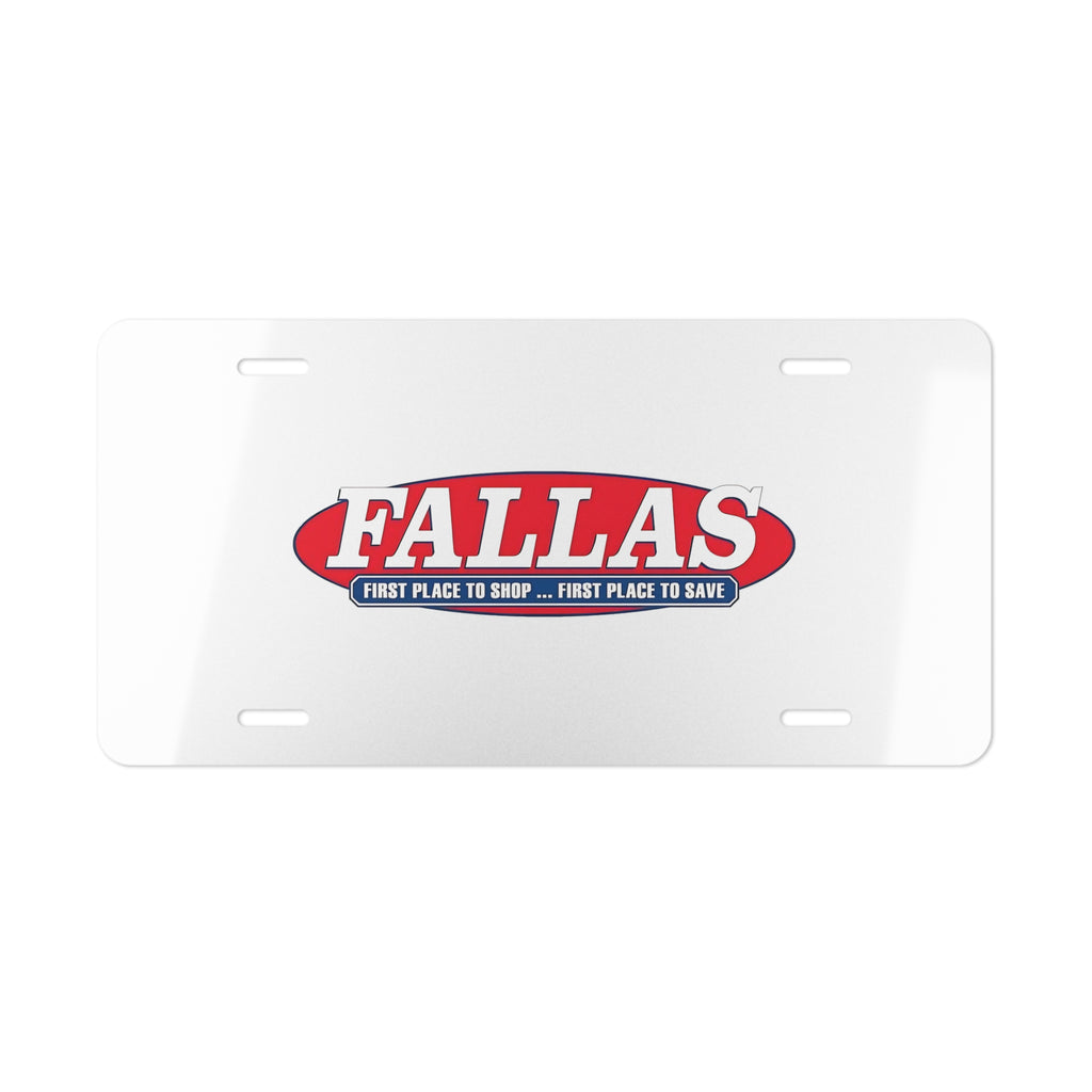 Fallas Discount Stores Vanity License Plate