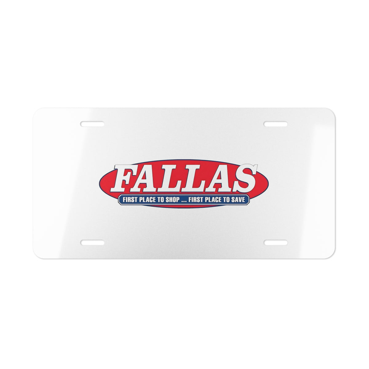 Fallas Discount Stores Vanity License Plate