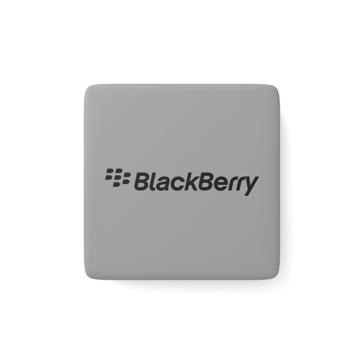Blackberry Square Porcelain Fridge Magnet