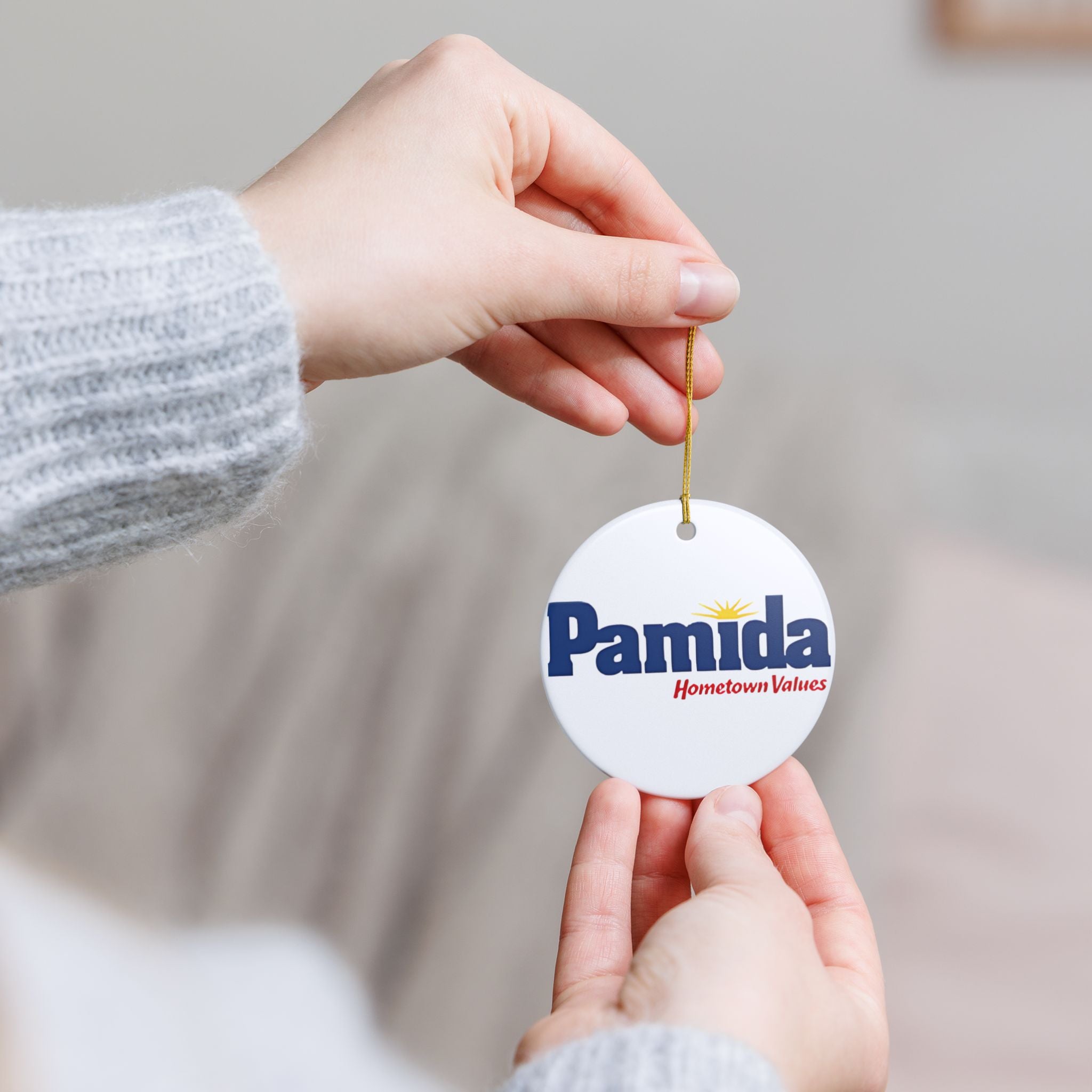 Pamida Ceramic Ornament