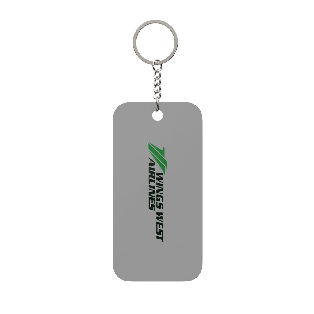 Wings West Airlines Double-Sided Keychain Charm
