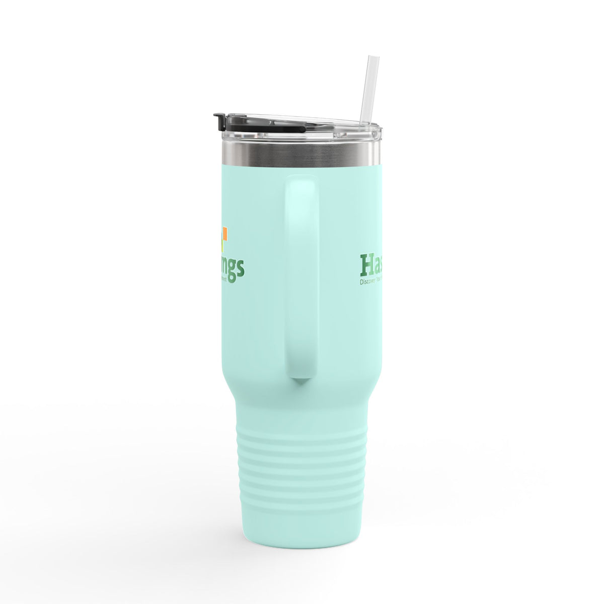 Hastings Entertainment 40oz Insulated Travel Mug Stainless Tumbler
