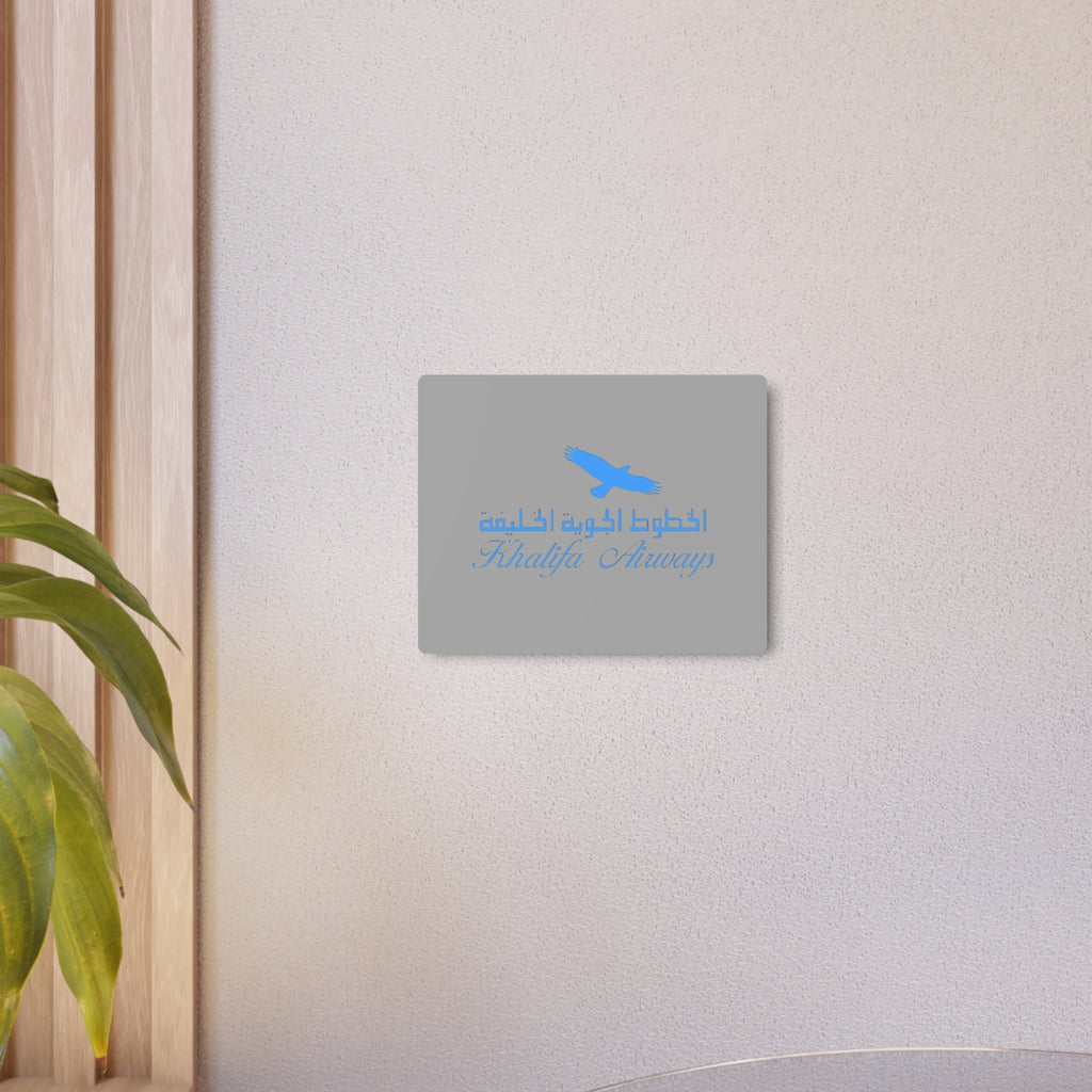 Khalifa Airways Metal Sign