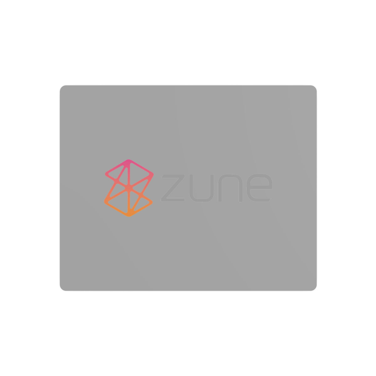 Zune Metal Sign