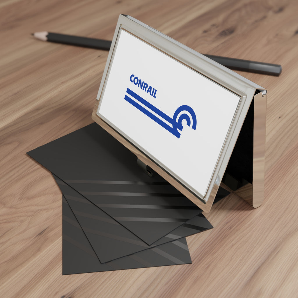 Conrail (Consolidated Rail Corporation) Metal Business Card Holder