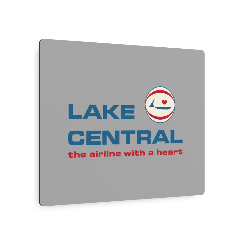 Lake Central Airlines Metal Sign