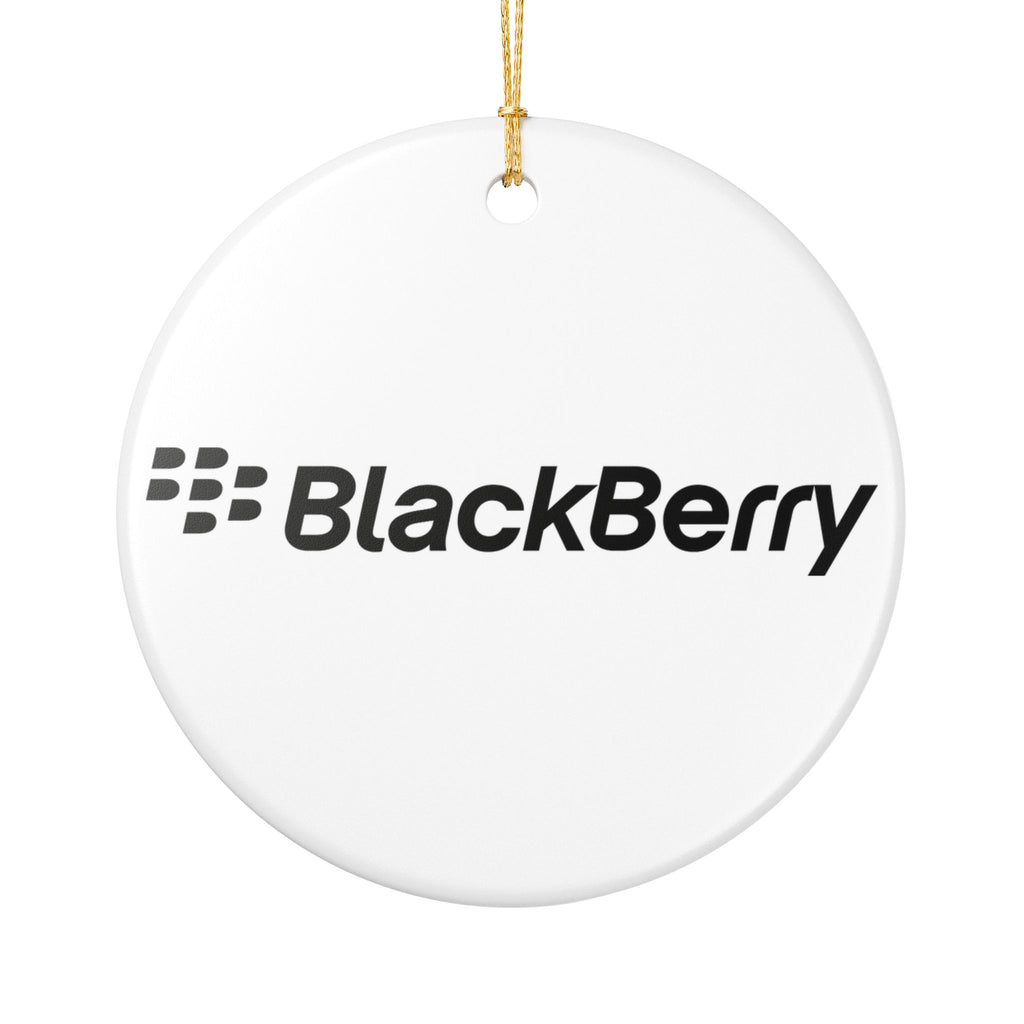 BlackBerry Ceramic Ornament