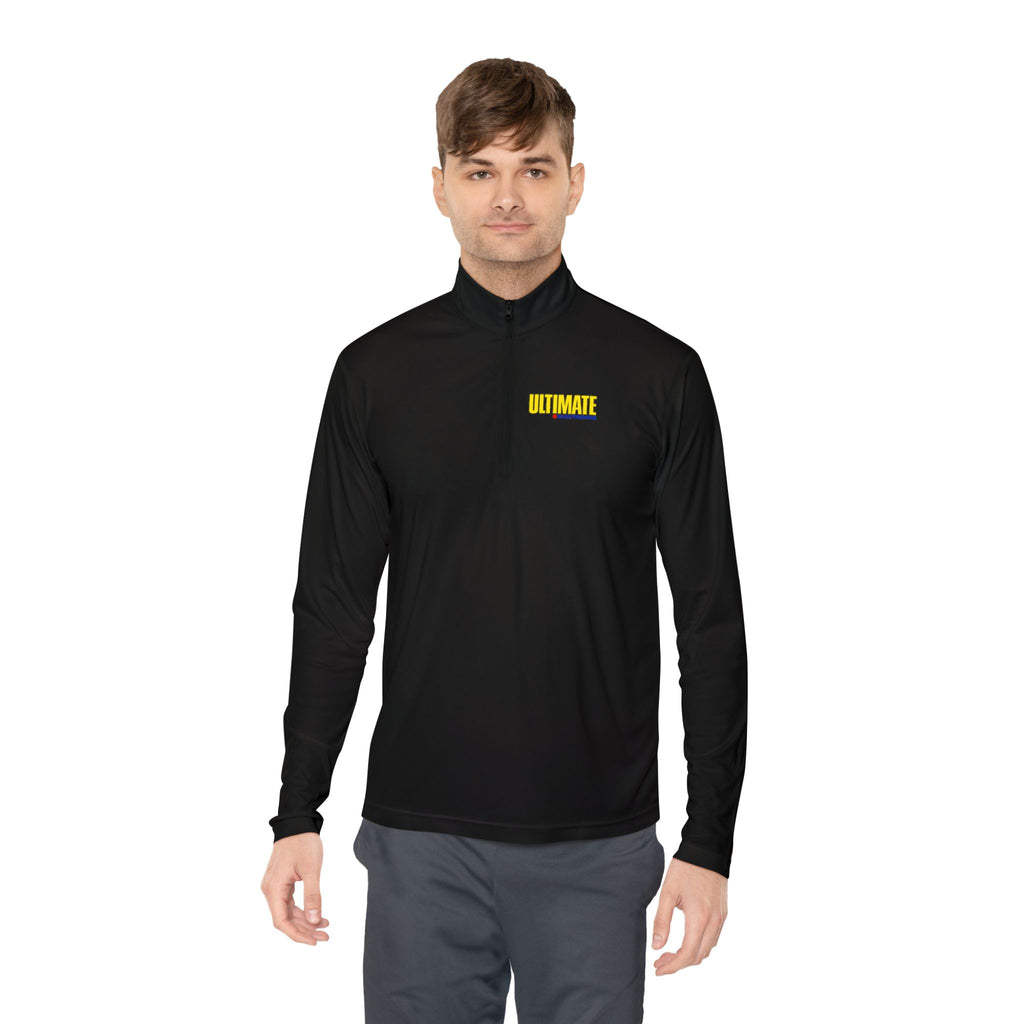Ultimate Electronics Unisex Quarter Zip Pullover