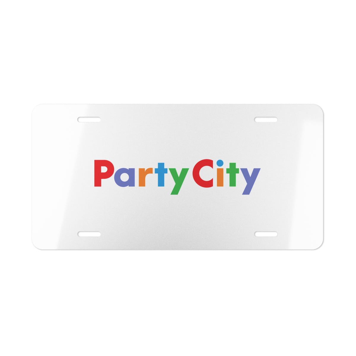 Party City Vanity License Plate