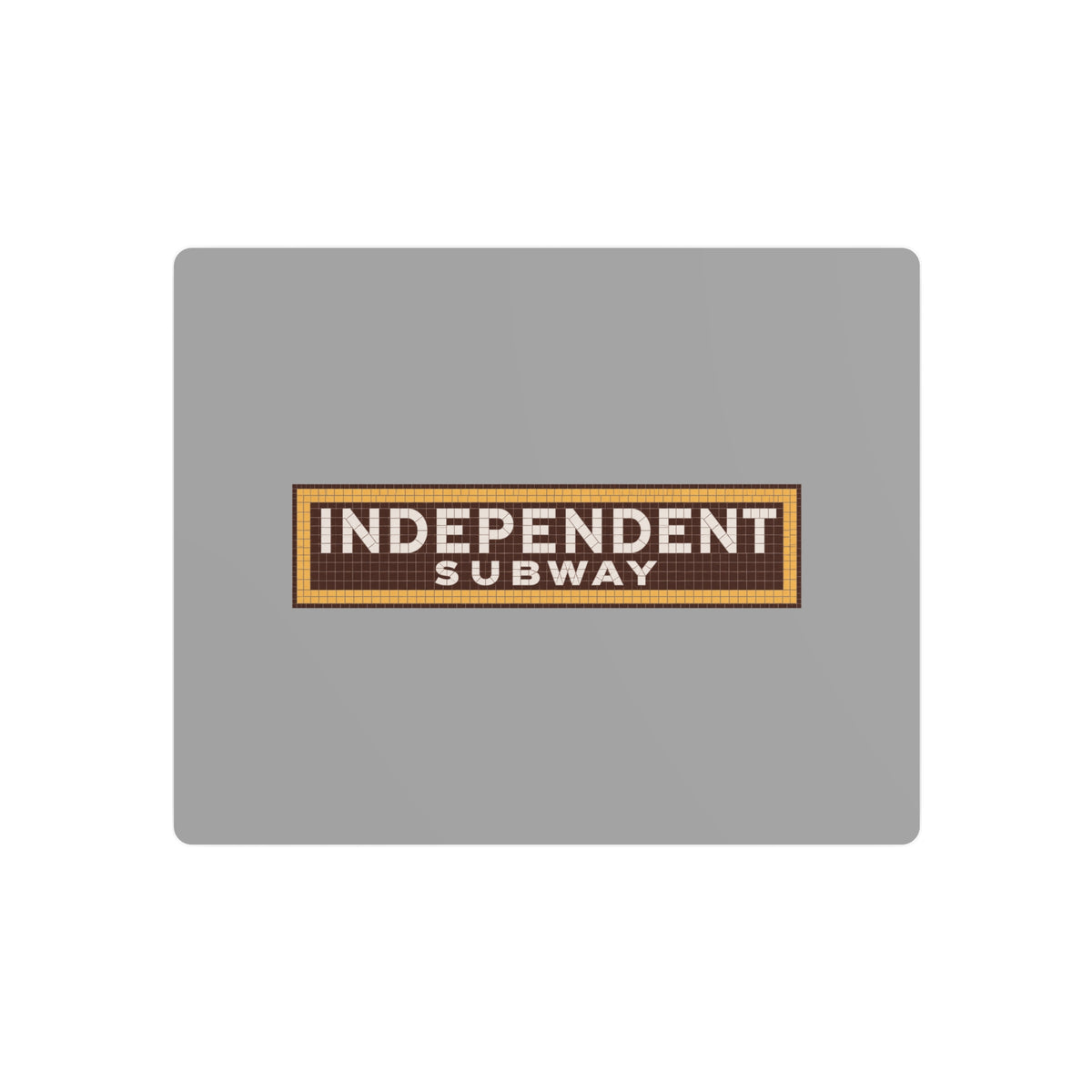 Independent Subway System (IND) Metal Sign