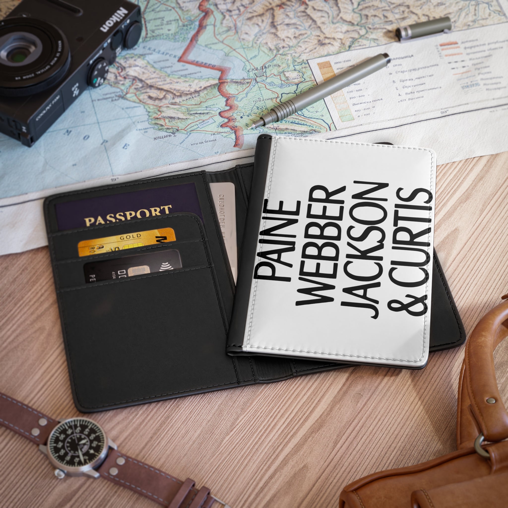 Paine Webber Jackson & Curtis Passport Cover