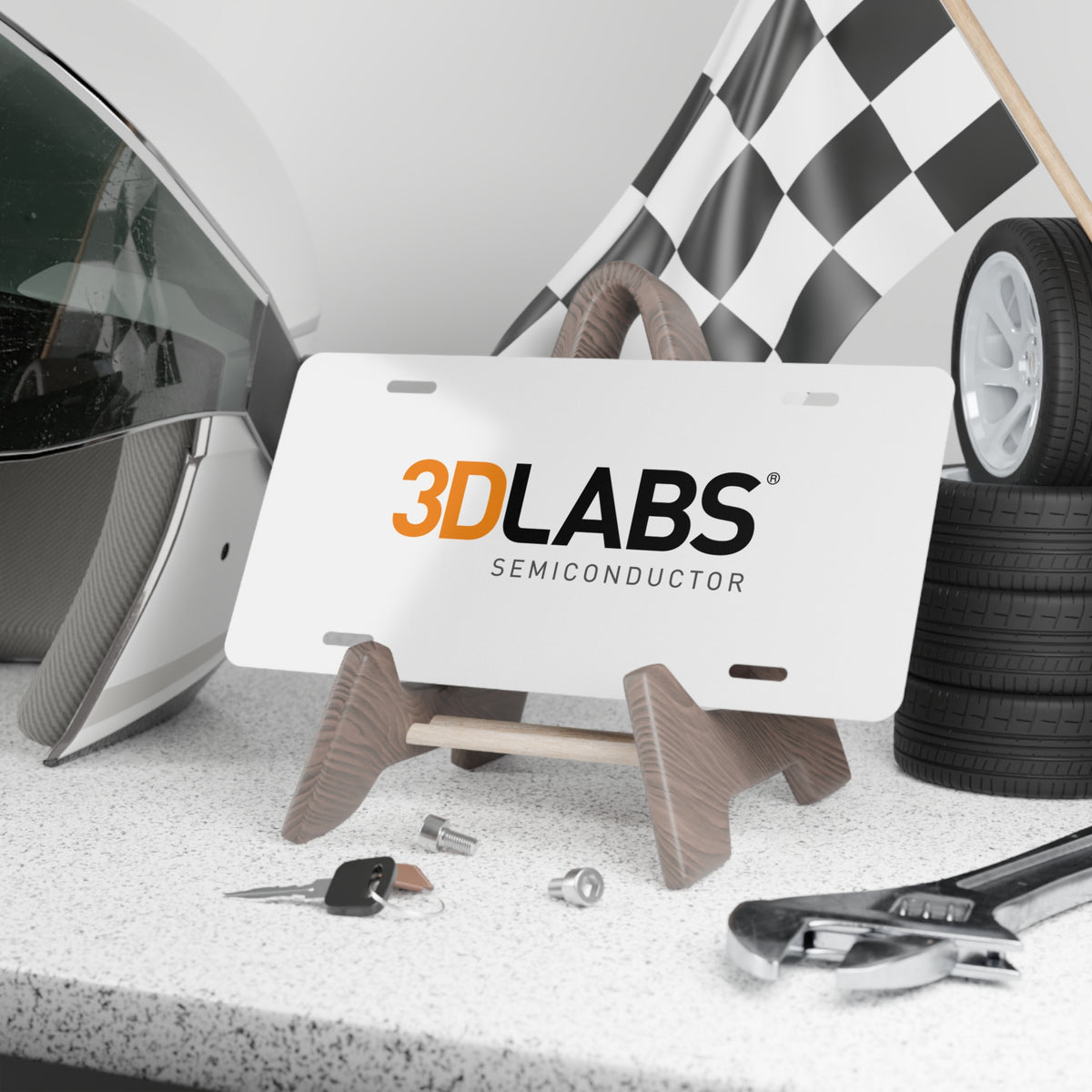3Dlabs Vanity License Plate