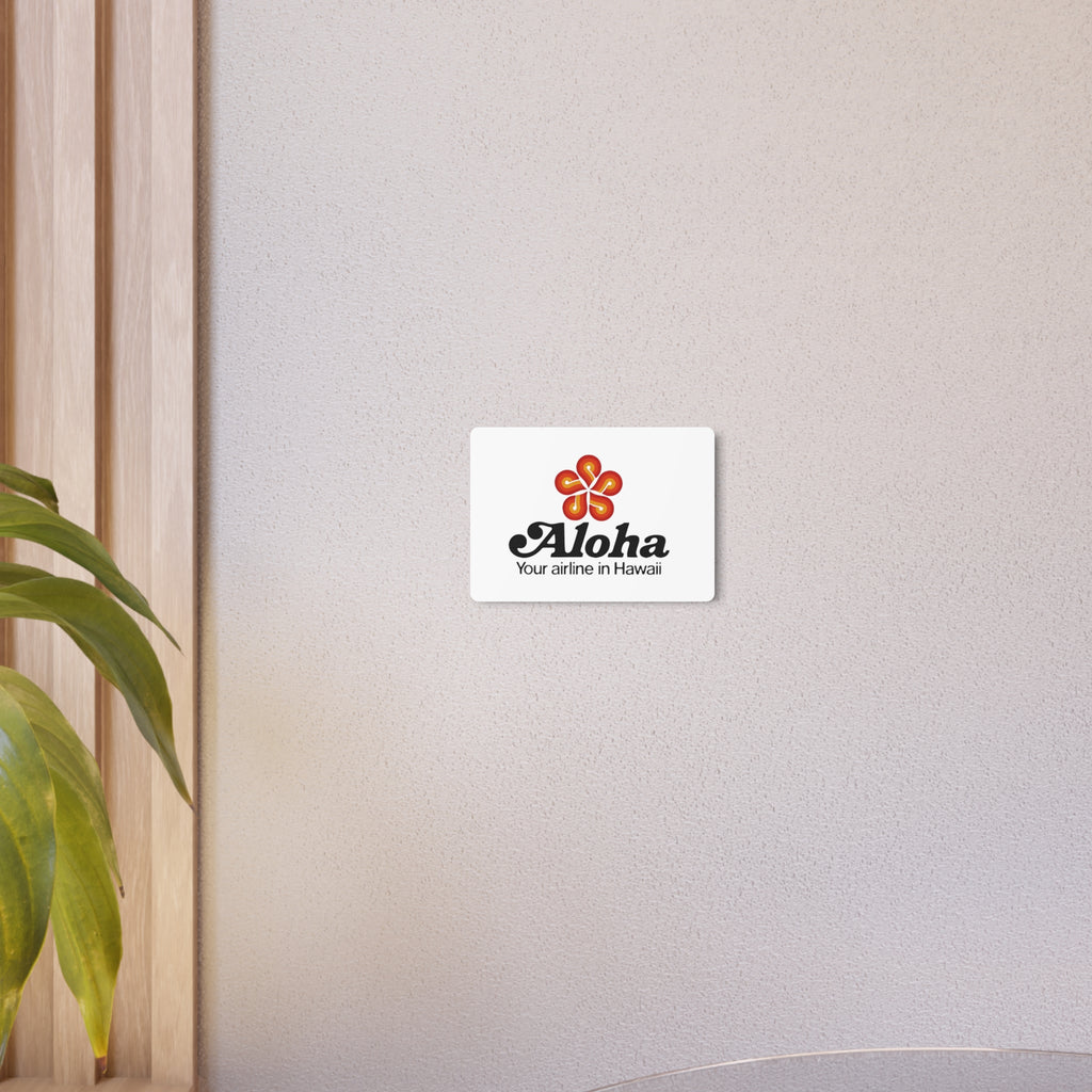 Aloha Airlines Metal Sign