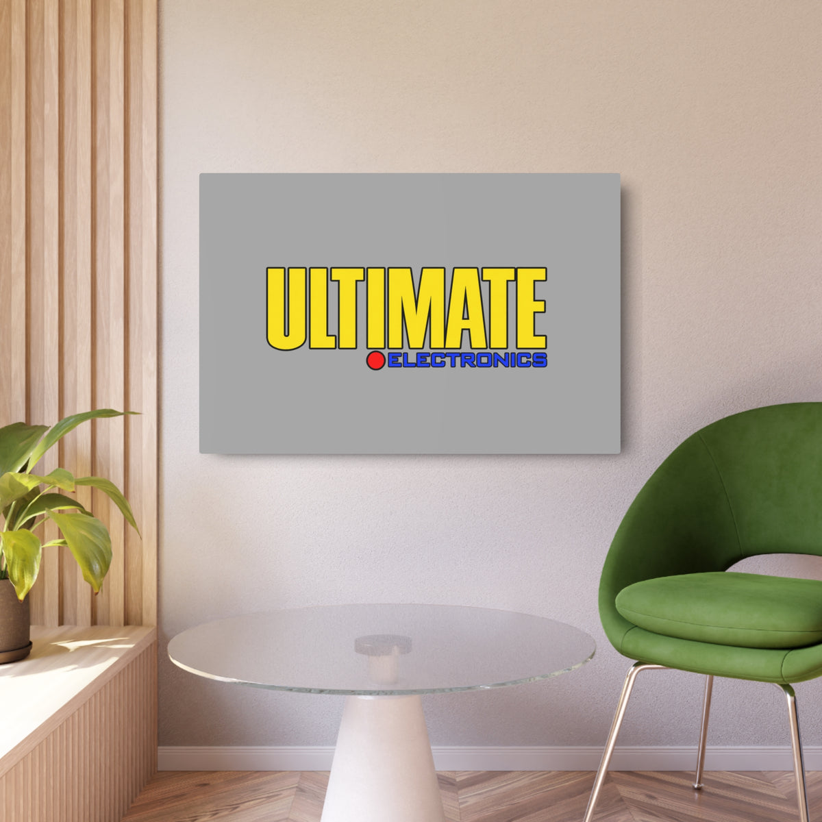 Ultimate Electronics Metal Sign