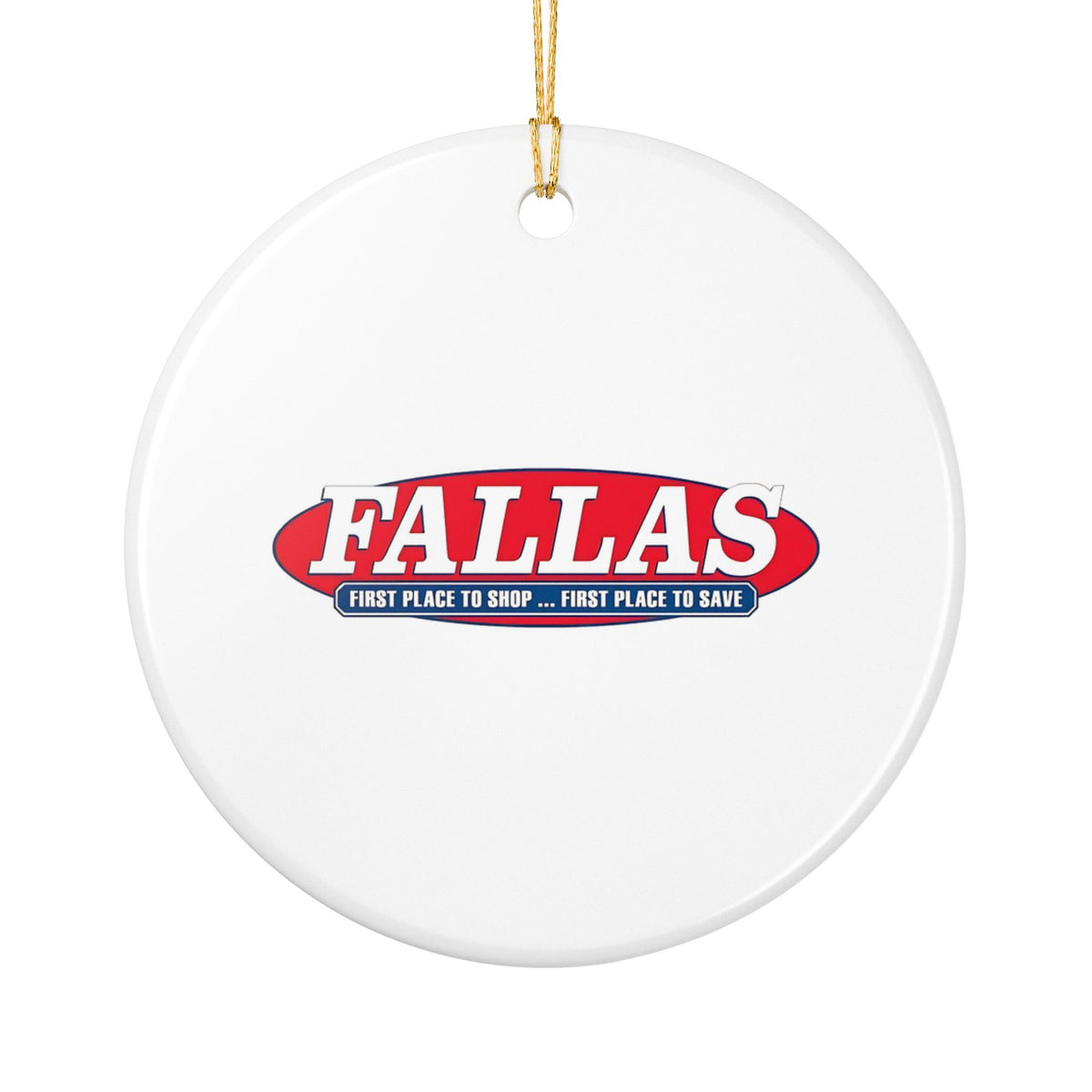 Fallas Discount Stores Ceramic Ornament