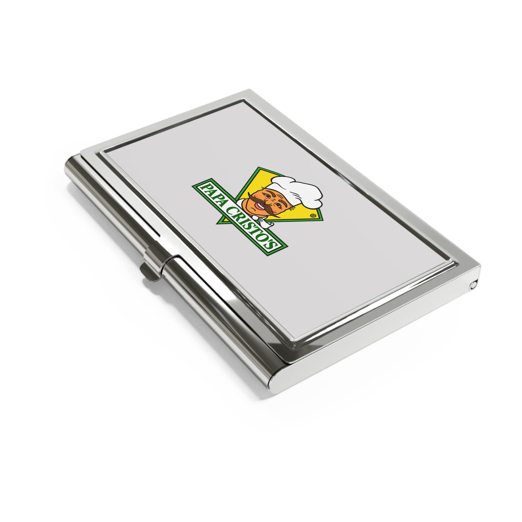 Papa Cristo's Metal Business Card Holder