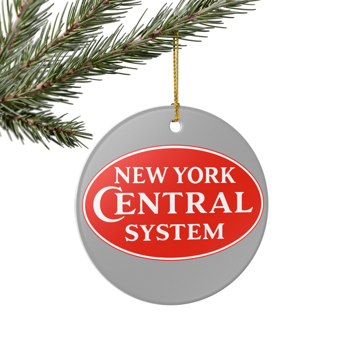 New York Central Railroad Ceramic Ornament