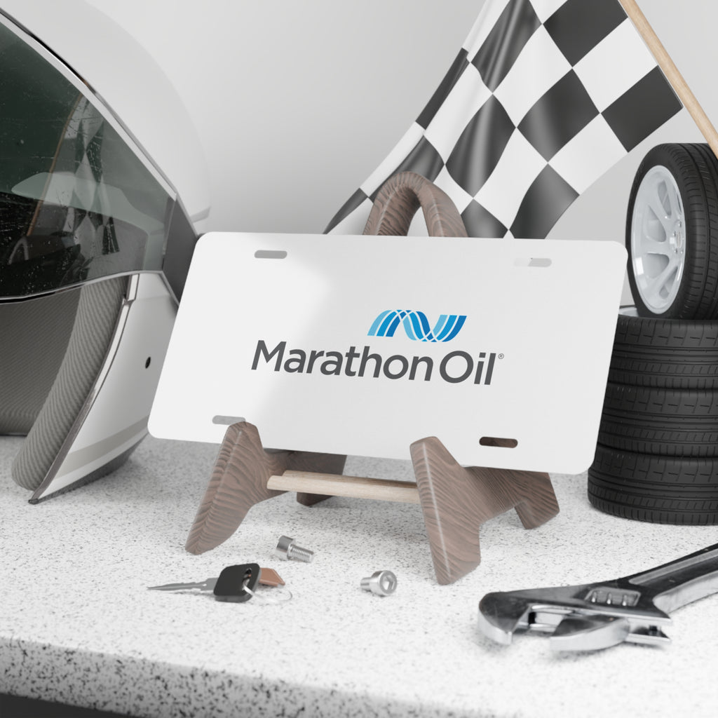 Marathon Oil Vanity License Plate