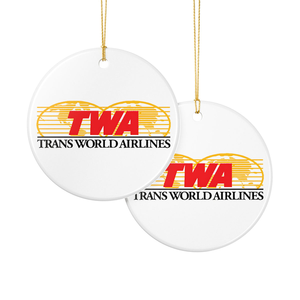 Trans World Airlines (TWA) Ceramic Ornament