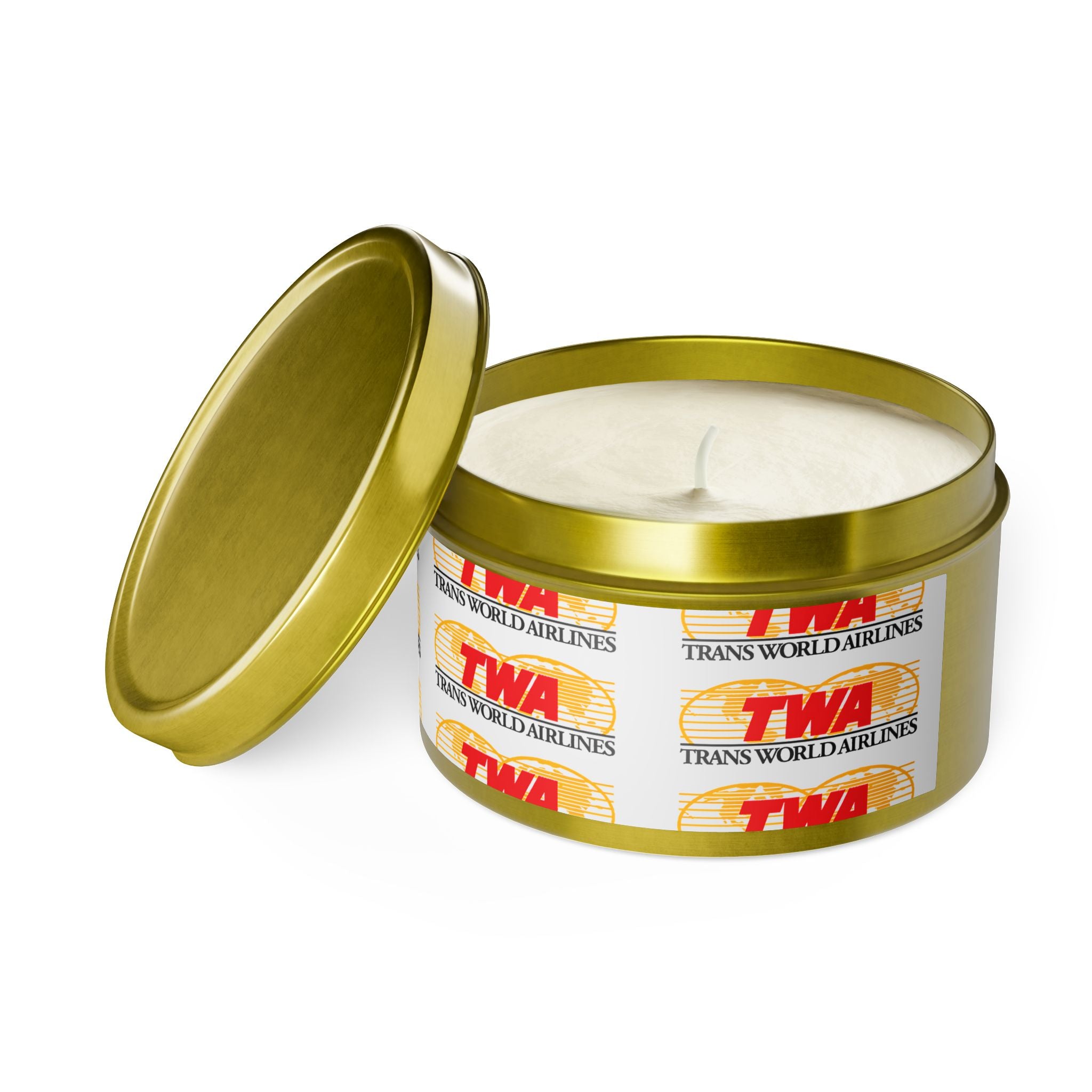 Trans World Airlines (TWA) Tin Candle