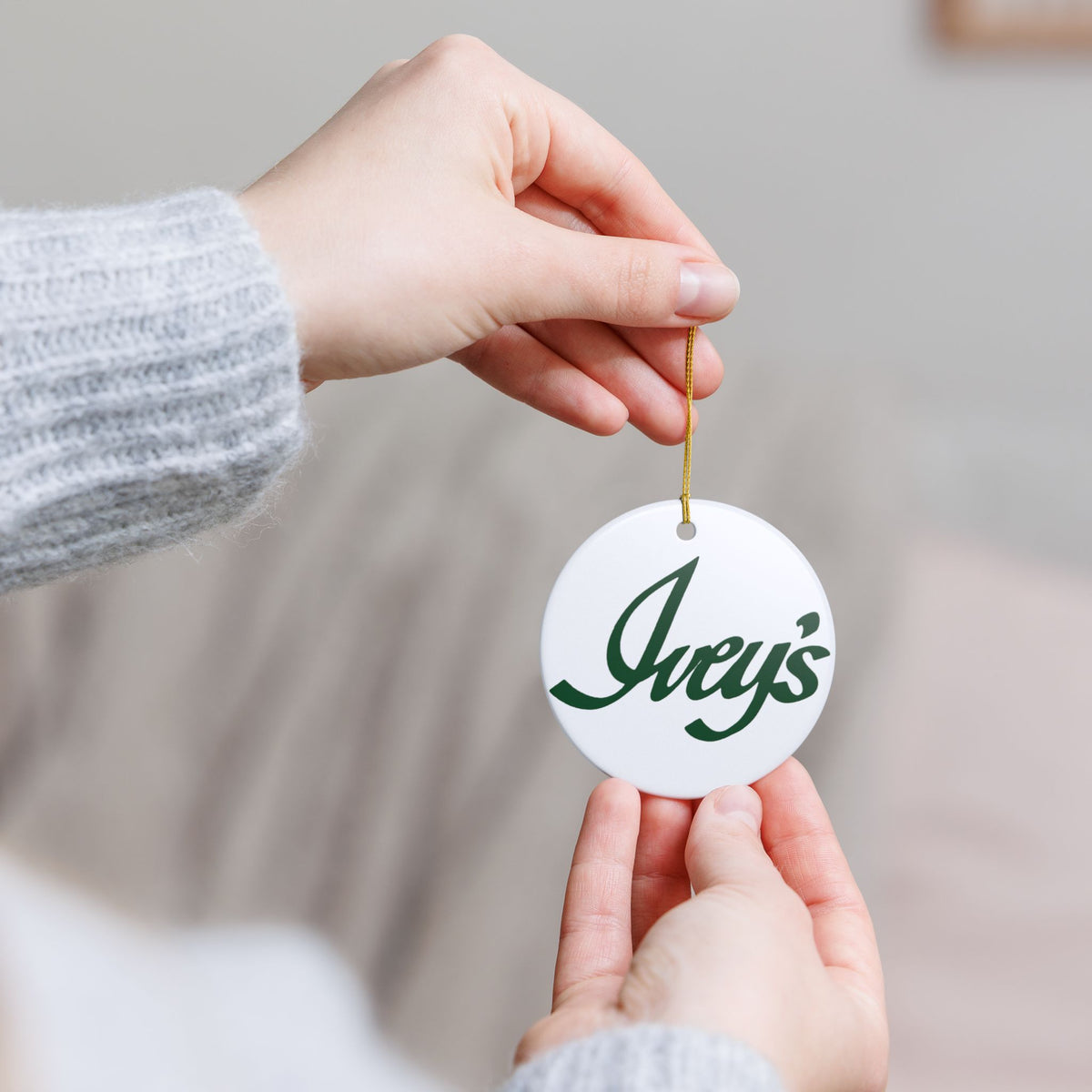 Ivey's Ceramic Ornament