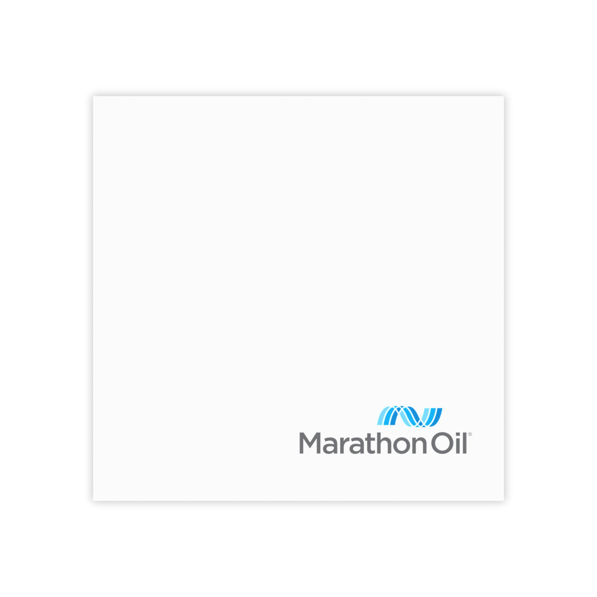 Marathon Oil Sticky Post-it Note Pad