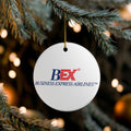 Business Express Airlines Ceramic Ornament