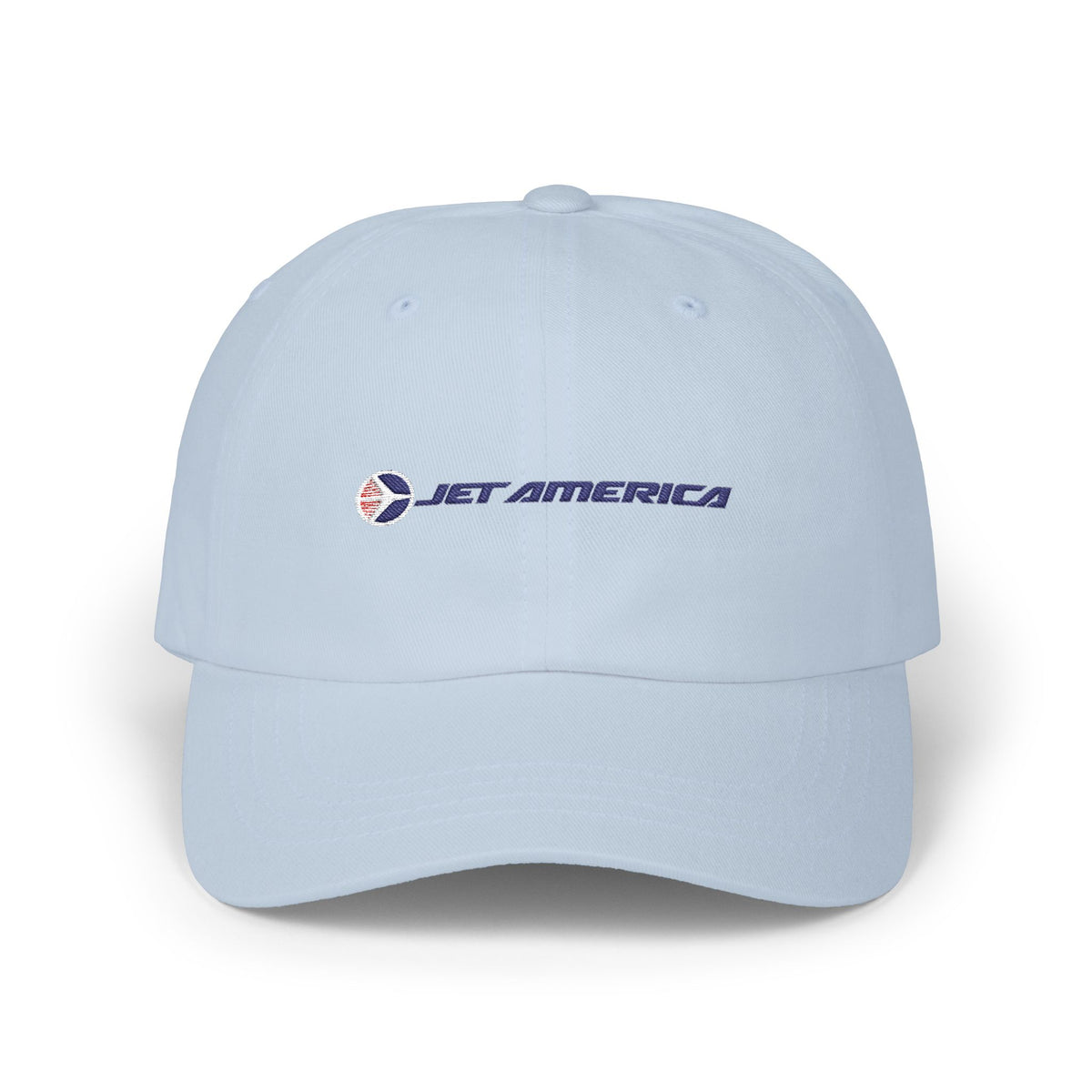Jet America Airlinesb (1987) Embroidered Dad Cap Hat