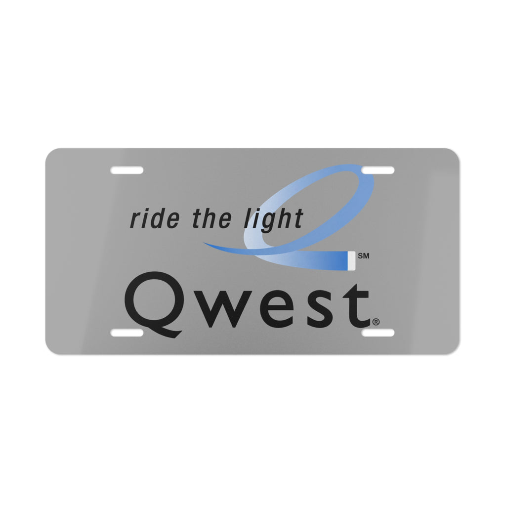 Qwest Vanity License Plate